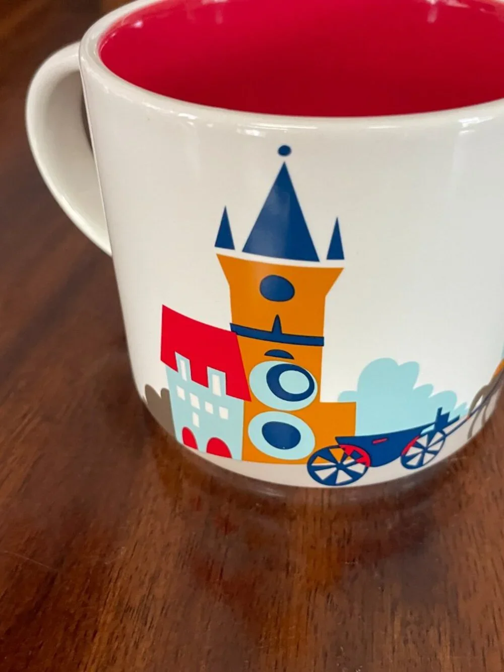 Starbucks Prague You Are Here Collection 14oz Ceramic Coffee Mug Czech Republic
